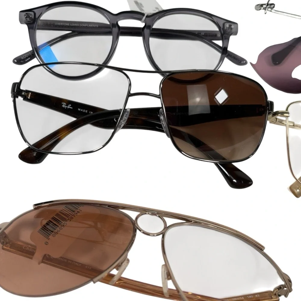 DAMAGED Designer Sunglasses Collection Lot Bundle Assorted Glasses Aviators New